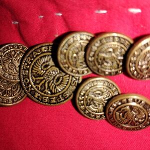 Gold Decorative Buttons